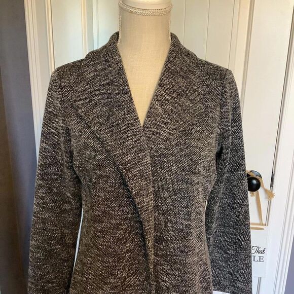 Chic Knit Open Blazer - Cozy Elegance - Picture 2 of 8